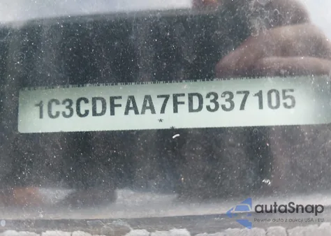 2015 Dodge Dart Se z USA, uszkodzony, nr VIN 1C3CDFAA7FD337105